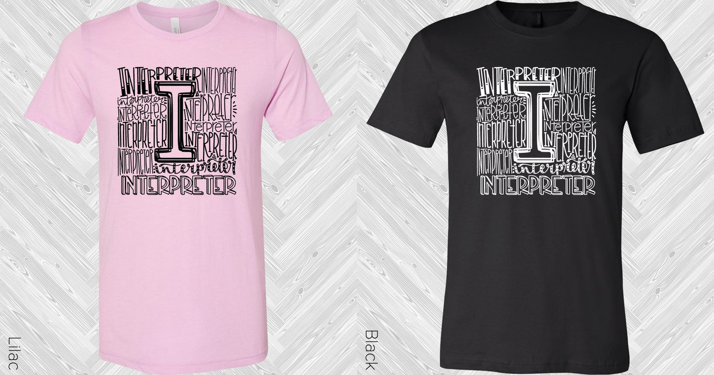 Interpreter Subway Art Graphic Tee Graphic Tee