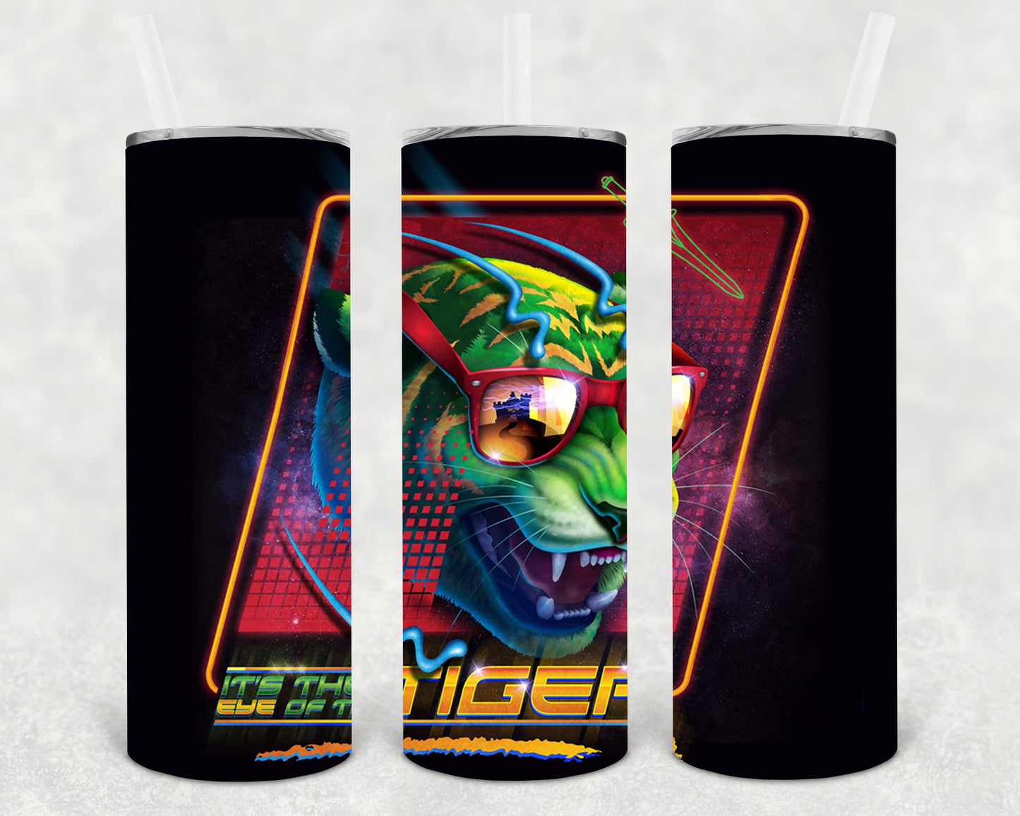 Its The Eye Of Tiger 20 Oz Skinny Tumbler