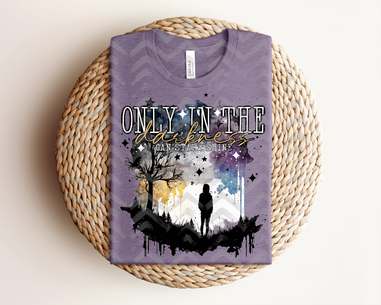 Only in the Darkness Can Stars Shine Graphic Tee