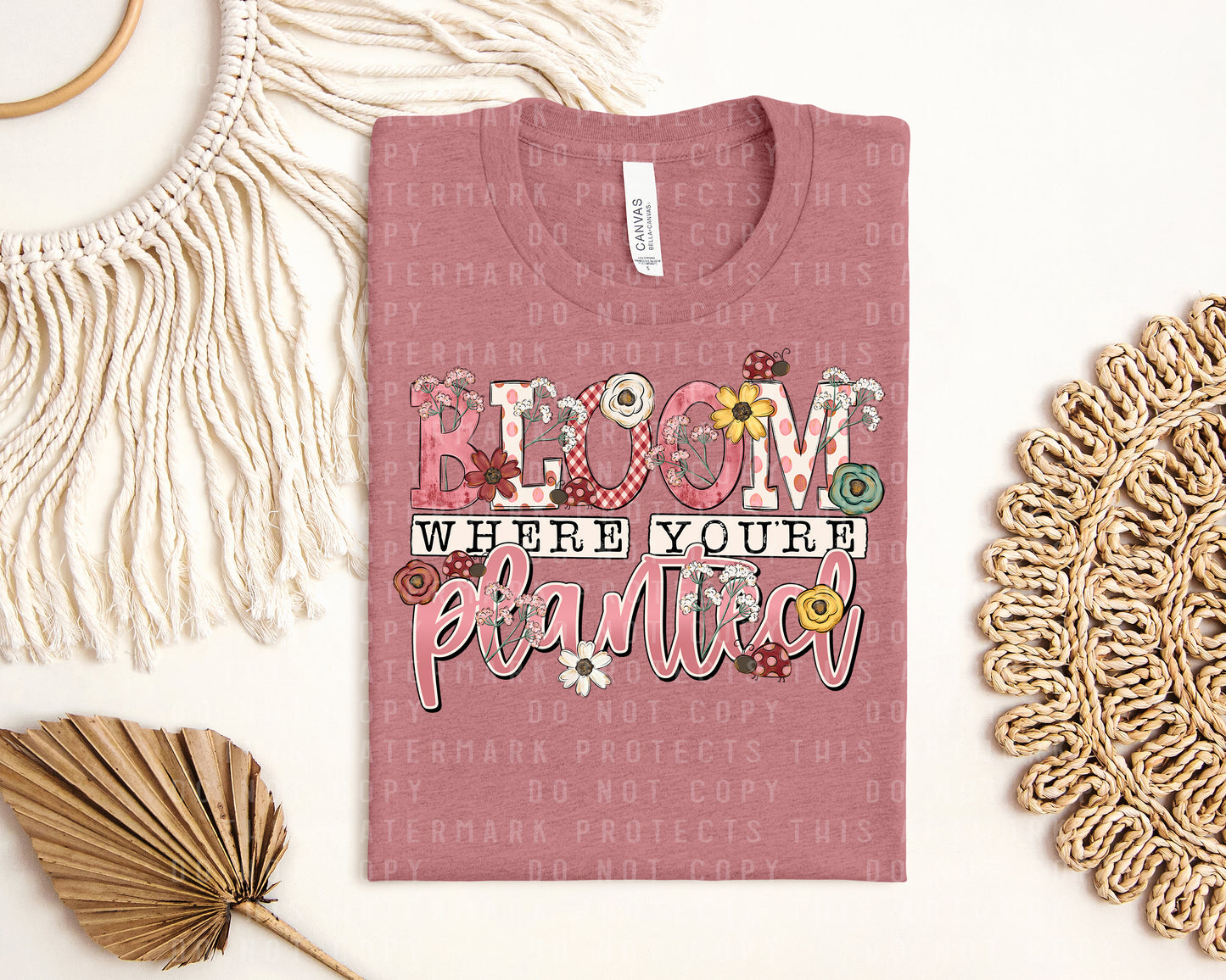 Bloom Where You are Planted Graphic Tee