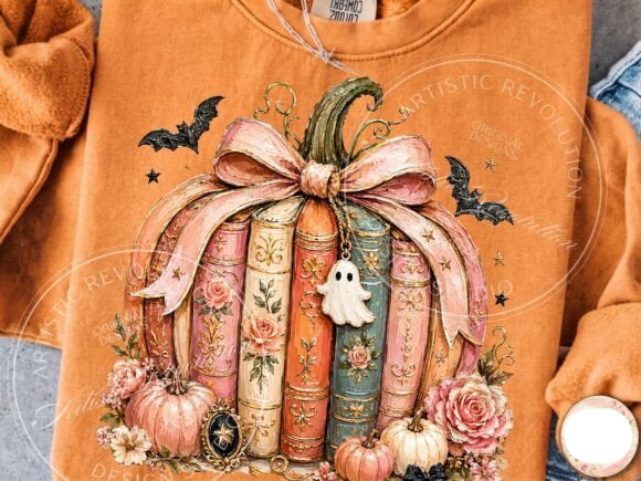 Book Pumpkin Graphic Tee