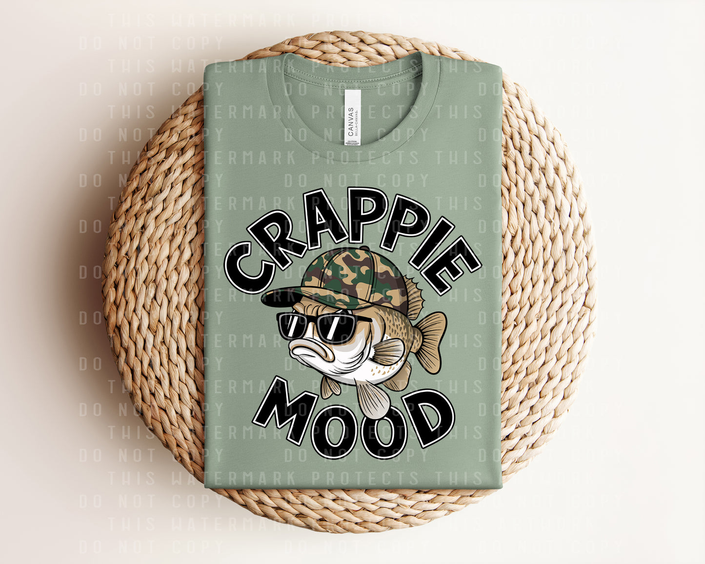 Crappie Mood Graphic Tee