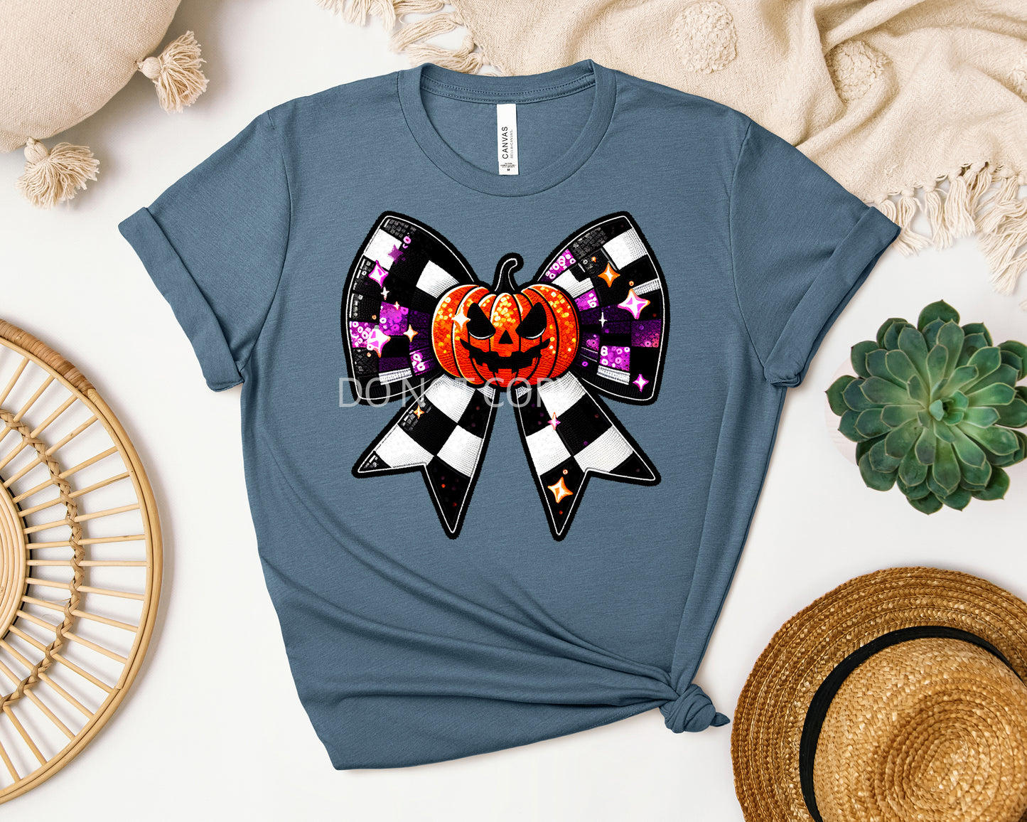 Pumpkin Bow Graphic Tee