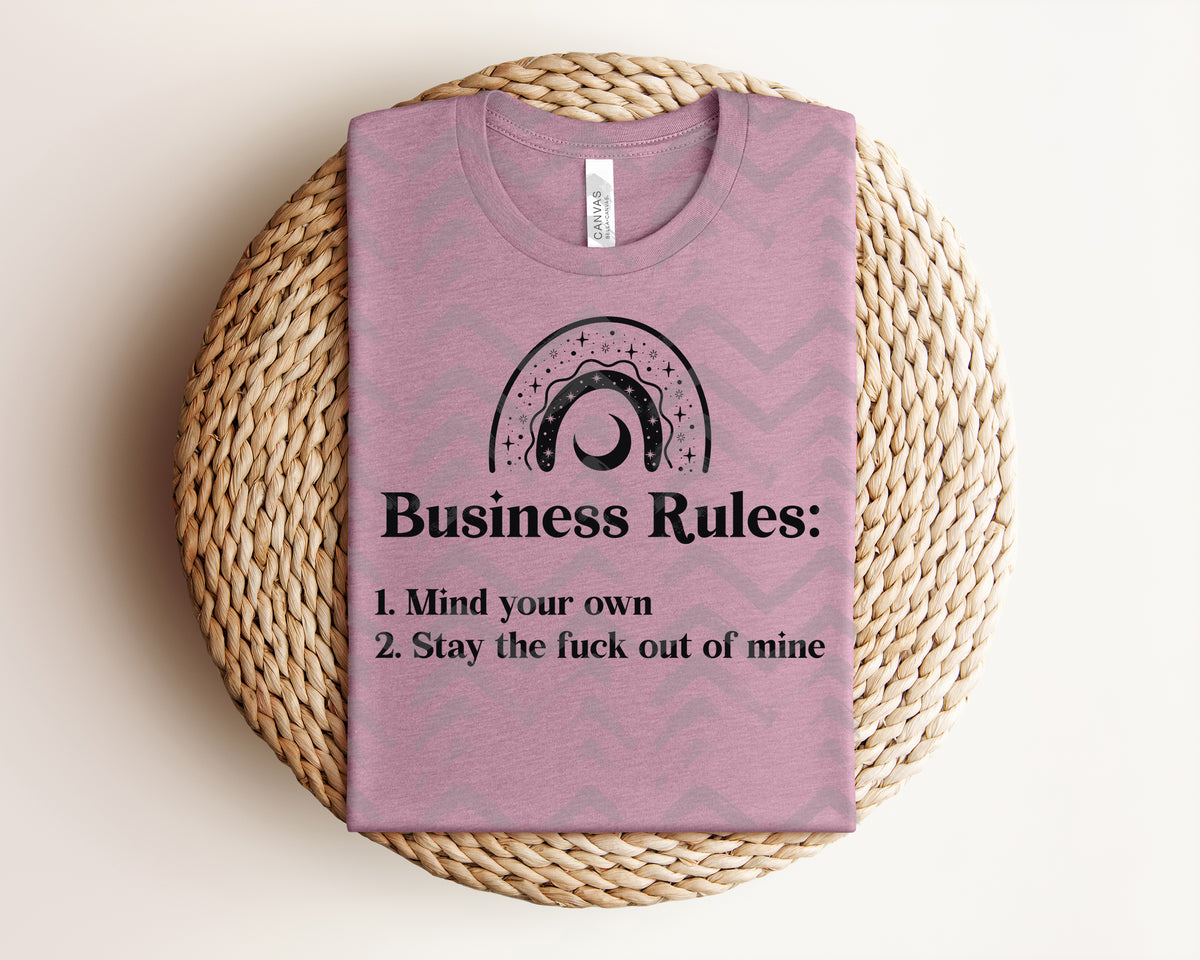 Business Rules Graphic Tee