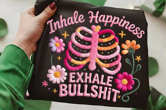 Inhale Happiness Graphic Tee