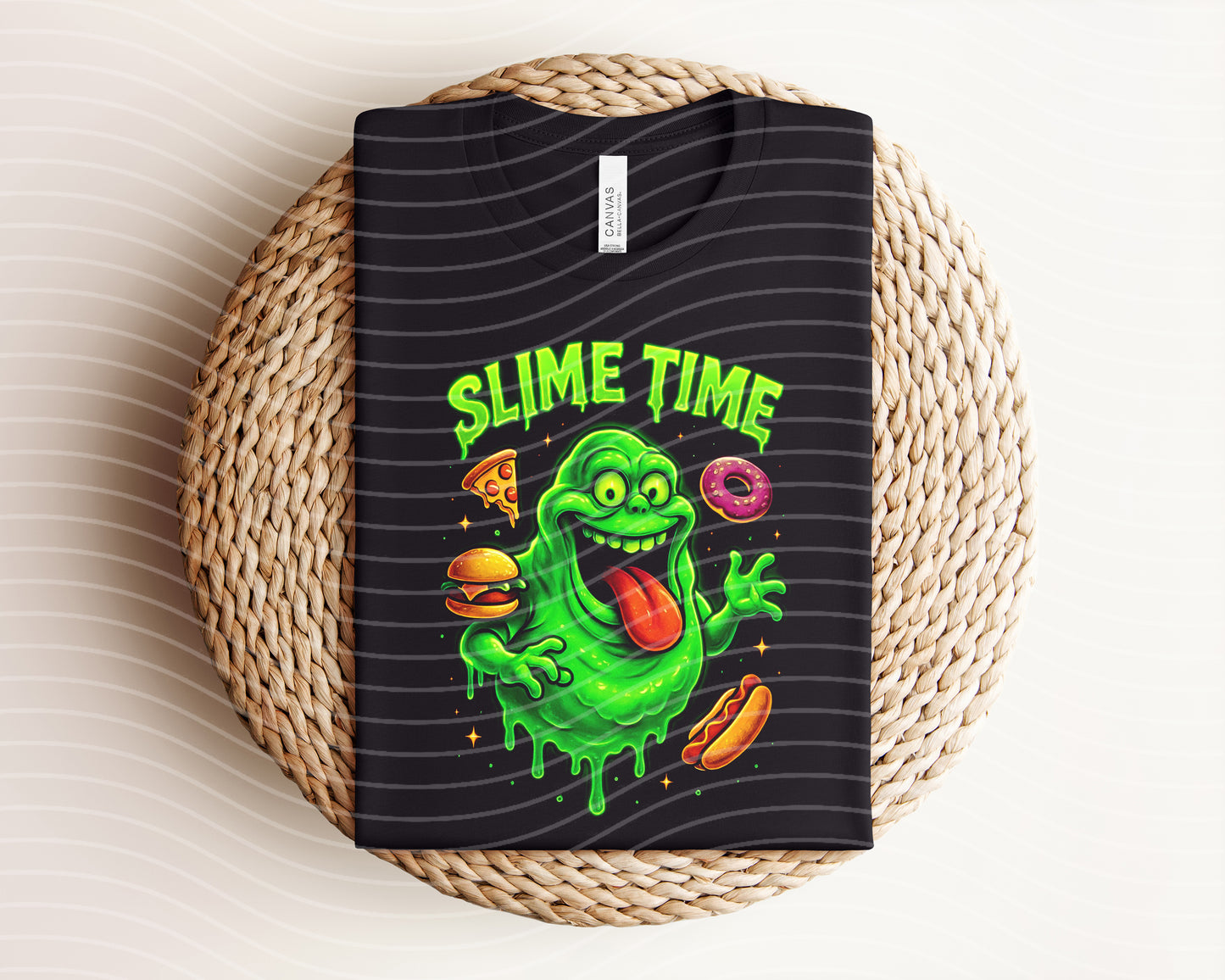 Slime Time Neon Graphic Tee