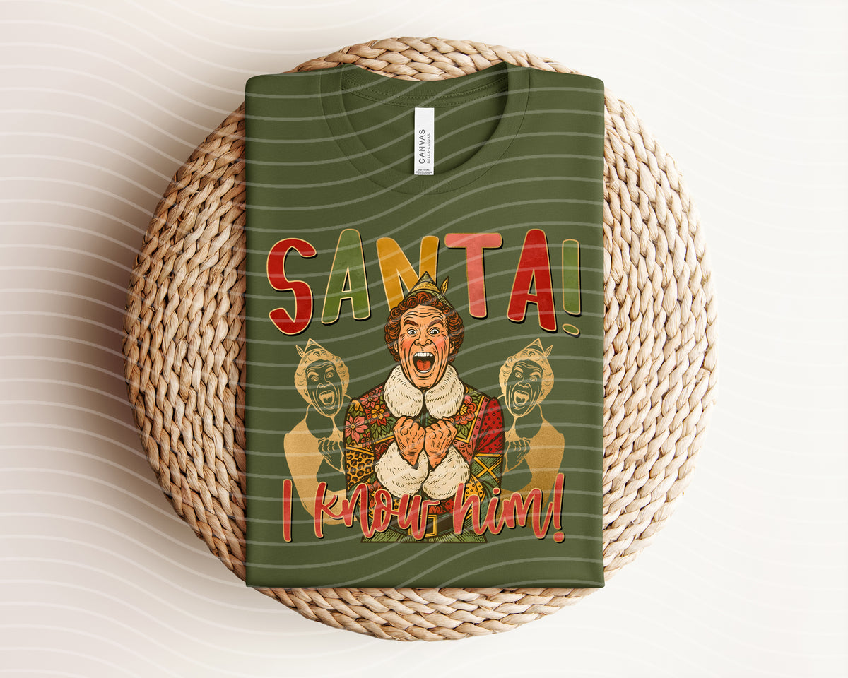 Santa I Know Him Graphic Tee