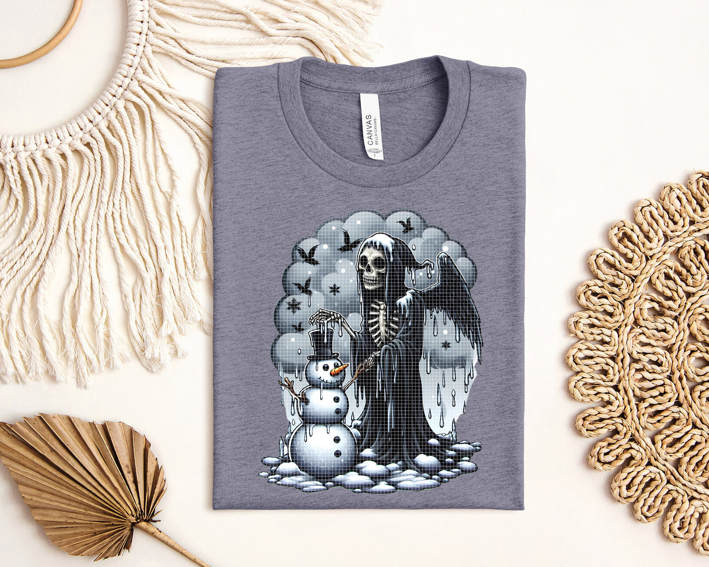 Winter Grim Reaper Graphic Tee