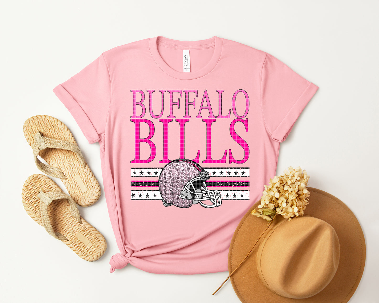 Bills Pink Graphic Tee