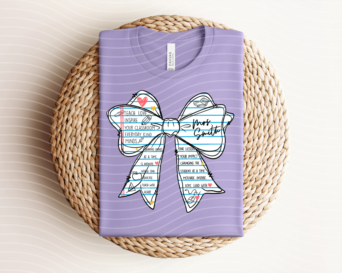 Teacher Bow Graphic Tee