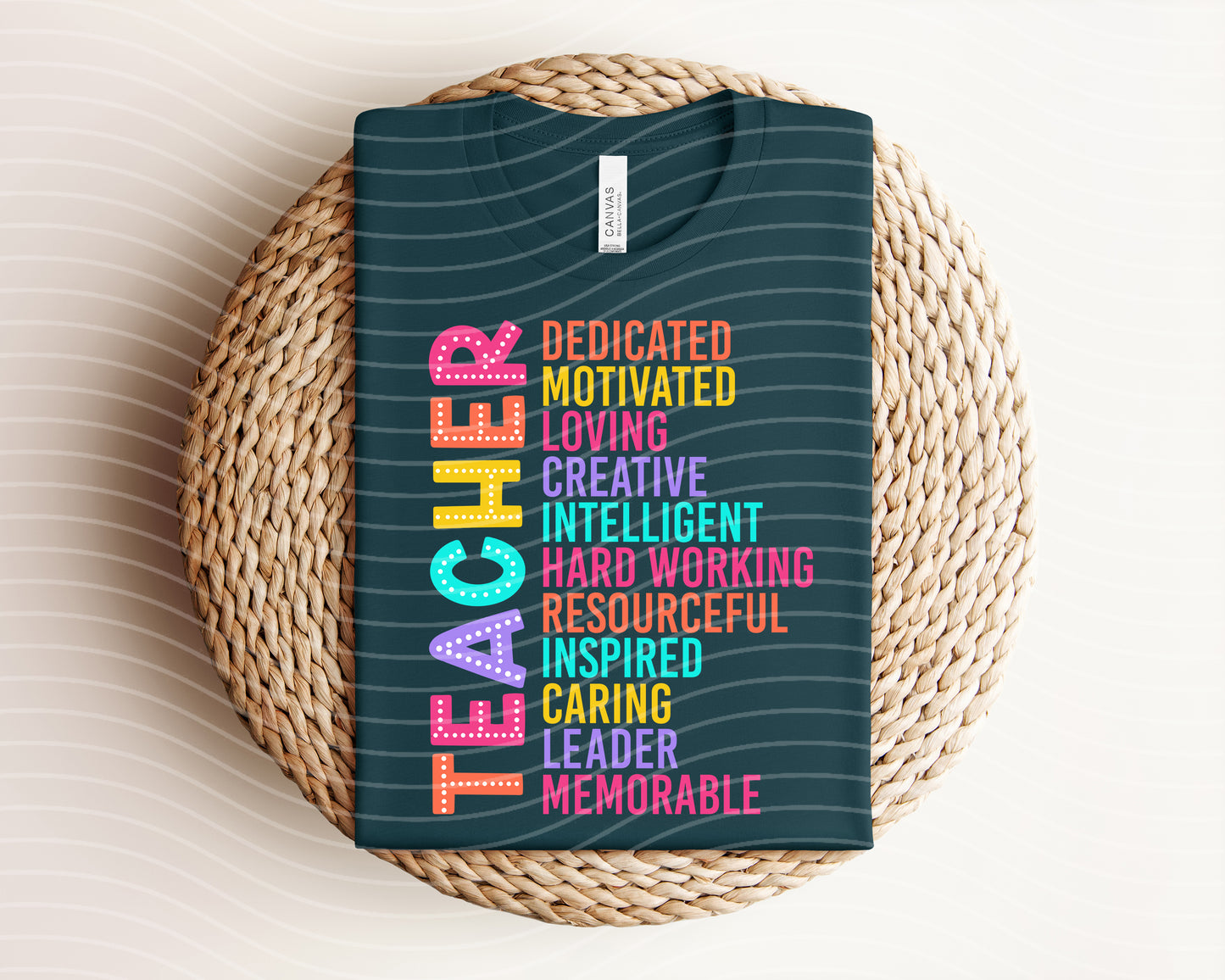 Teacher Words Graphic Tee