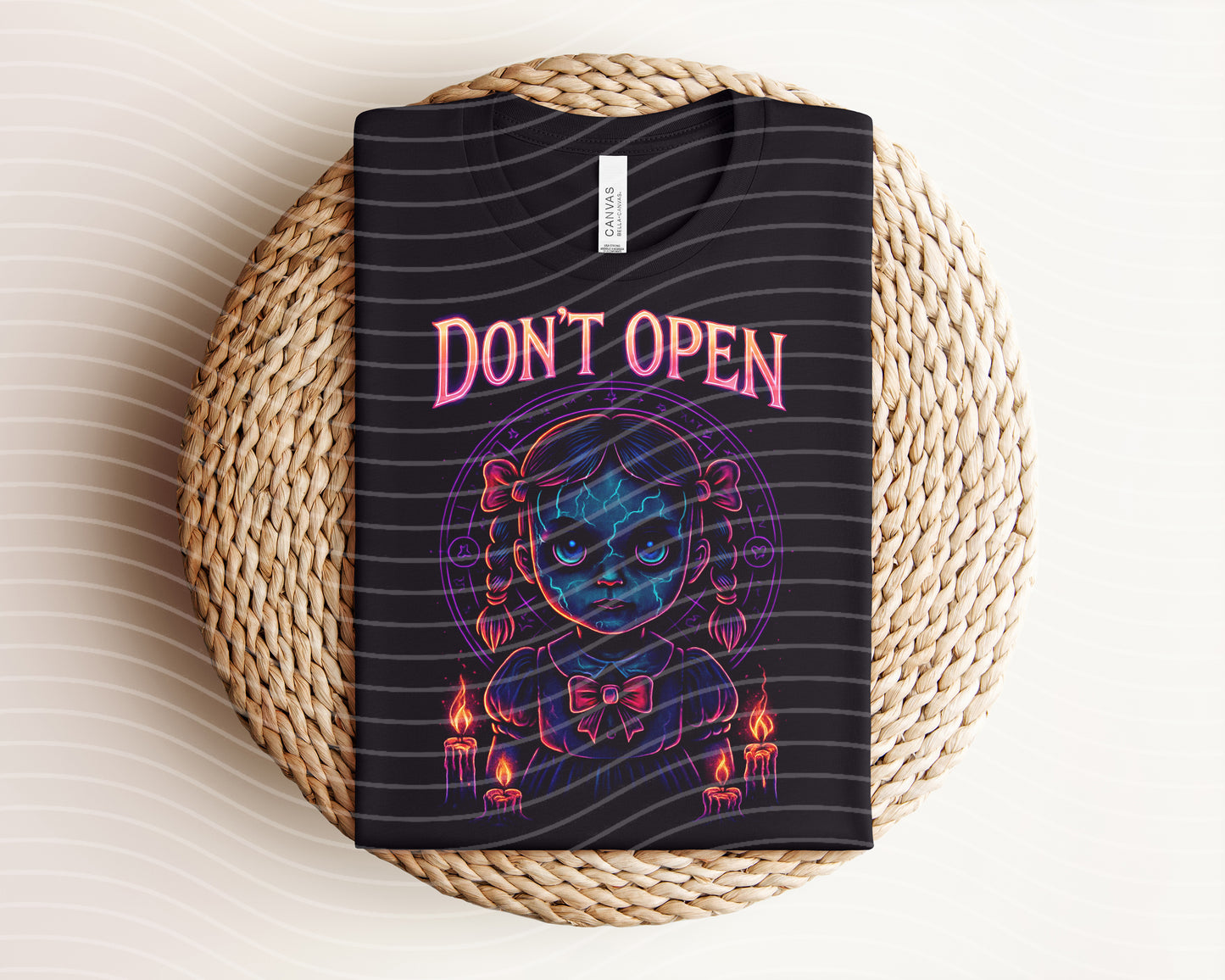 Don't Open Neon Graphic Tee