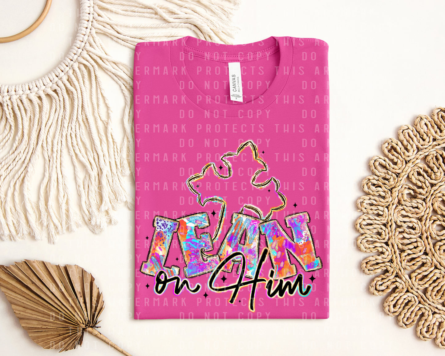 Lean on Him Graphic Tee