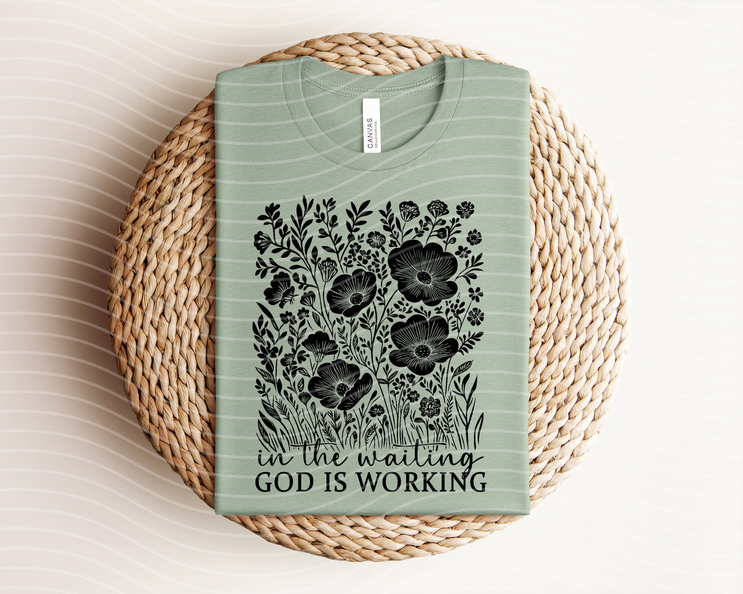 In the Waiting God is Working Graphic Tee