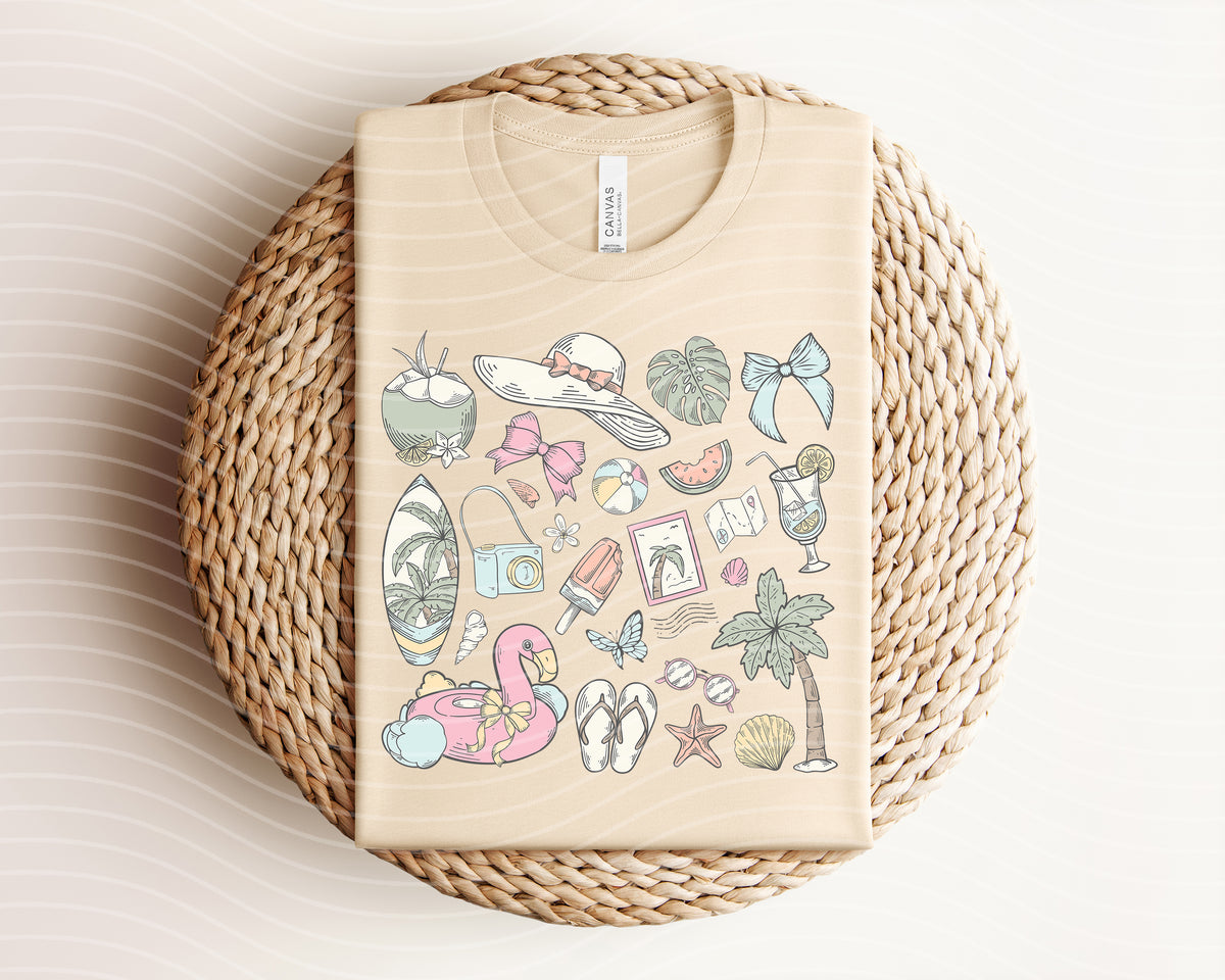 Summer Icons Graphic Tee