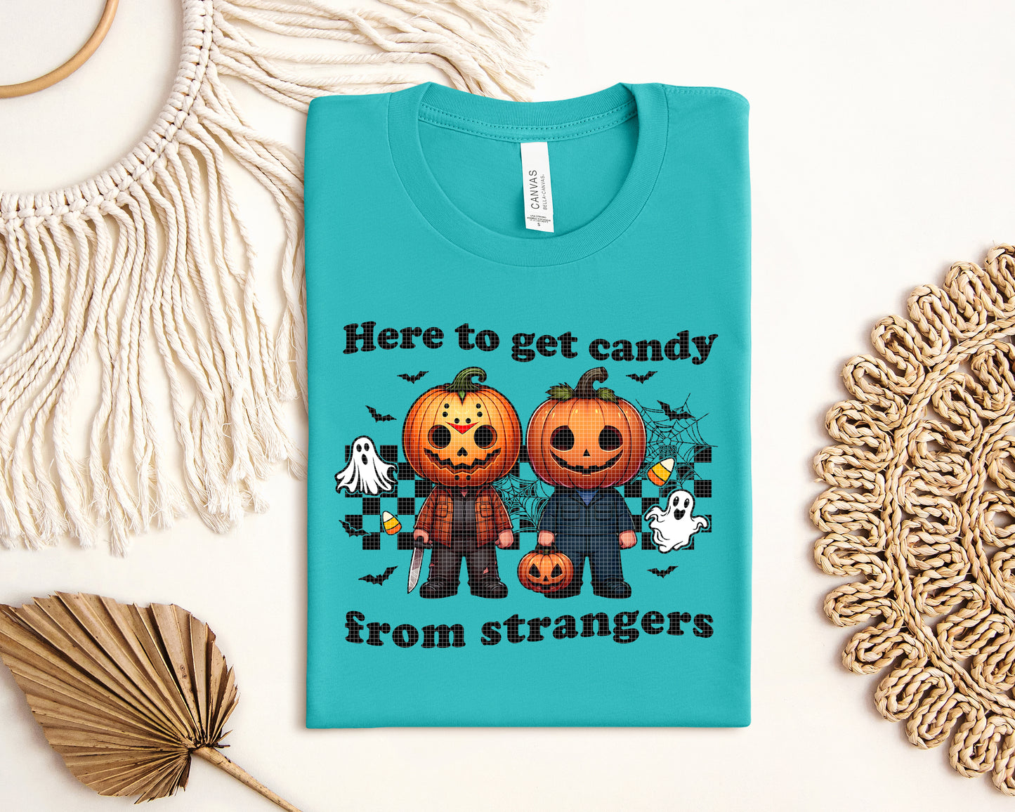 Here to Get Candy from Strangers Graphic Tee