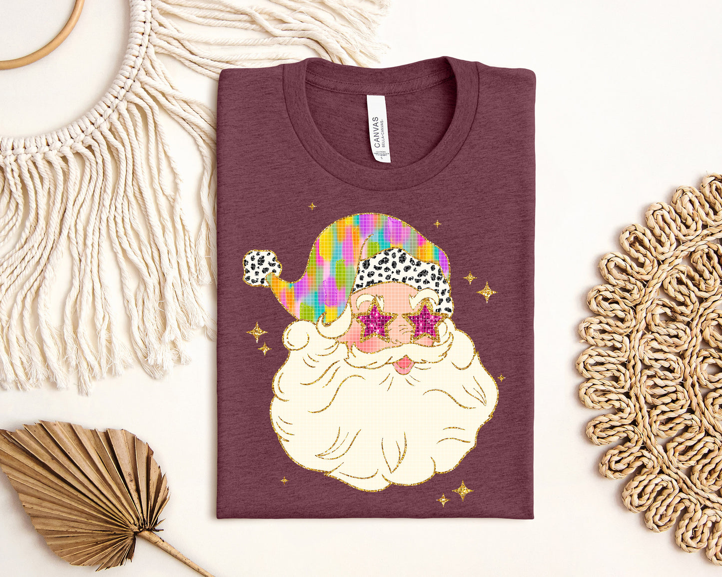 Brushstroke Santa Graphic Tee