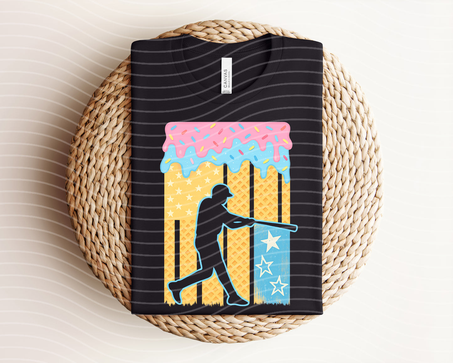 Baseball Drip Graphic Tee