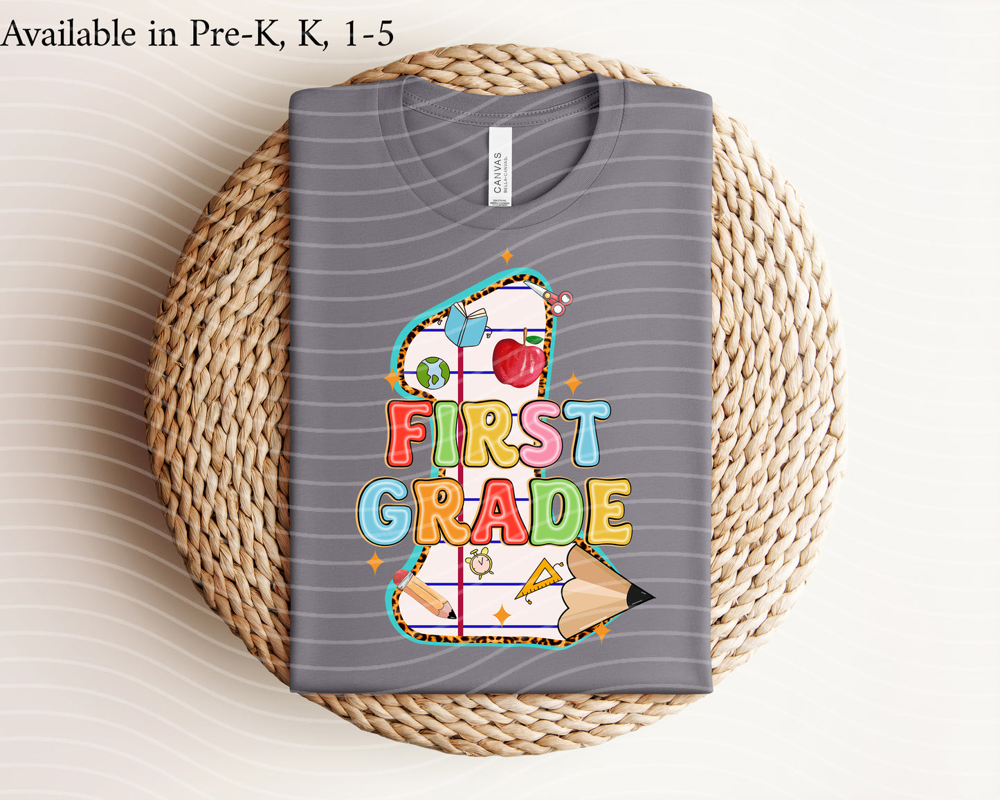 Back to School Grade Graphic Tee