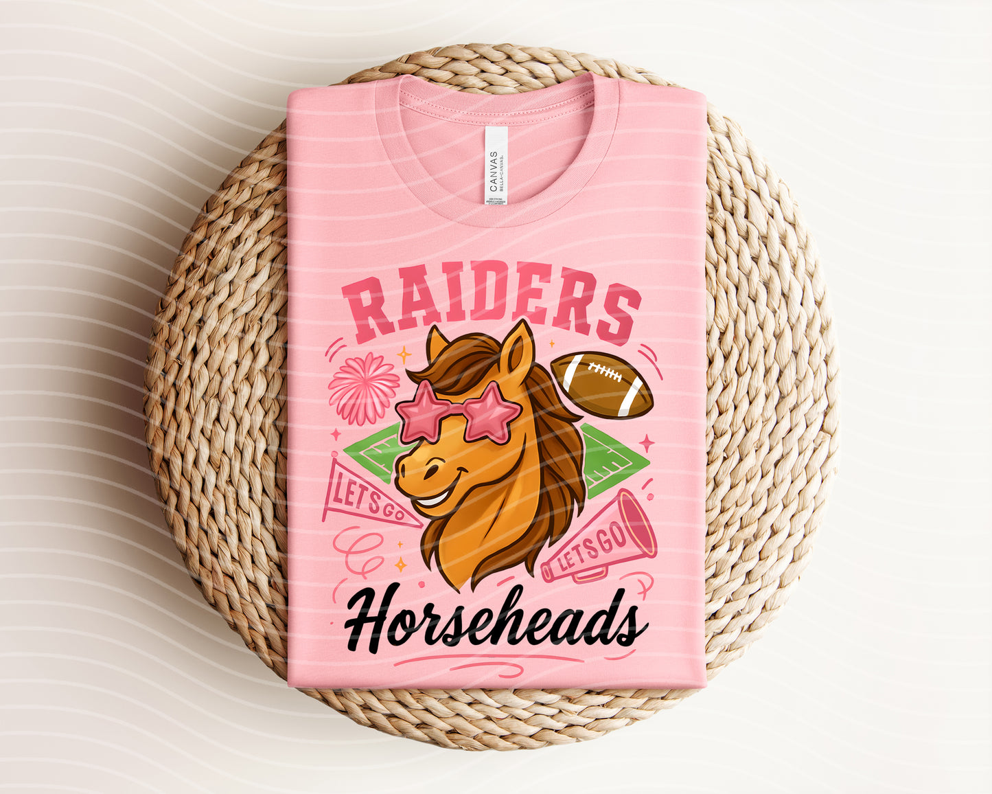 Hoseheads Raiders Pink Team Graphic Tee