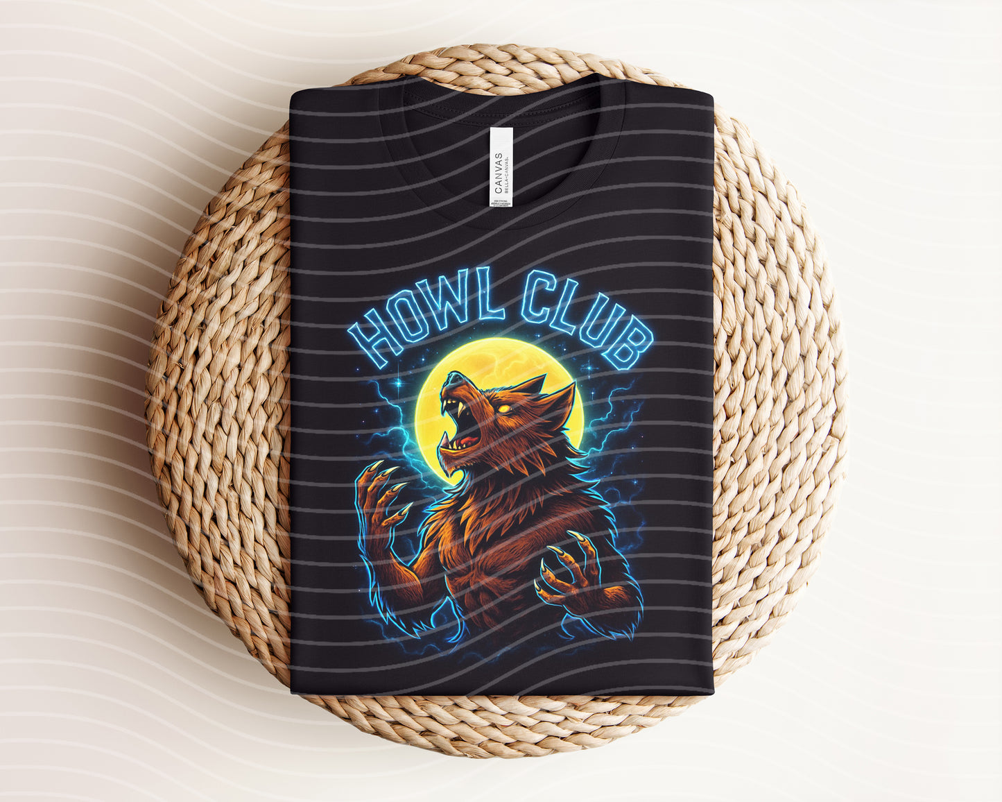 Howl Club Neon Graphic Tee