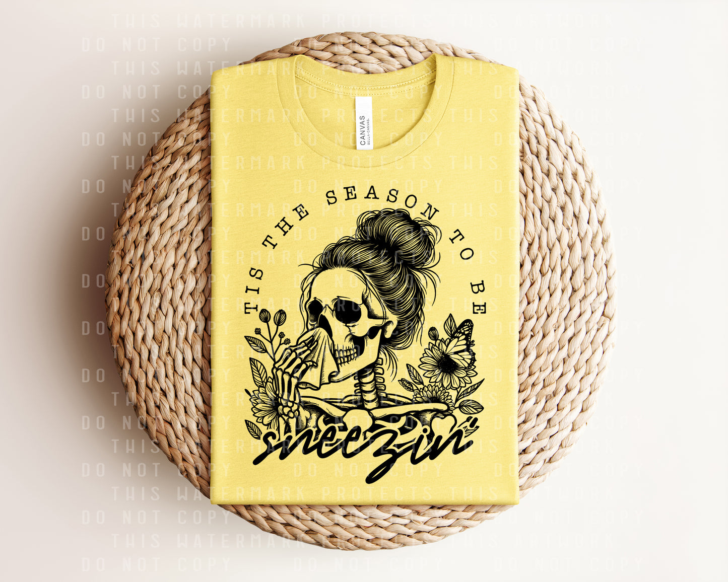 Tis the Season to Be Sneezin Graphic Tee