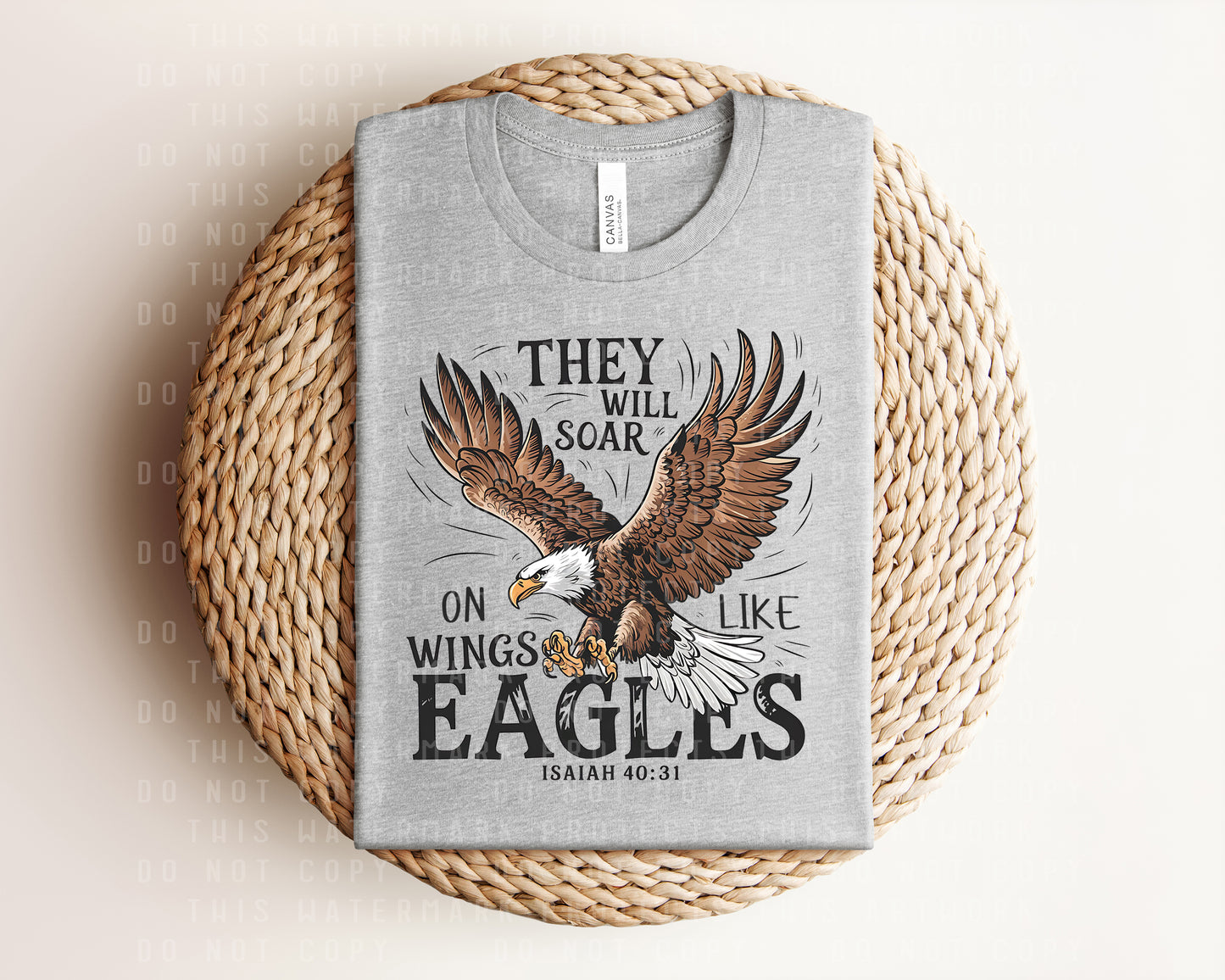 They Will Soar on Wings Like Eagles Graphic Tee