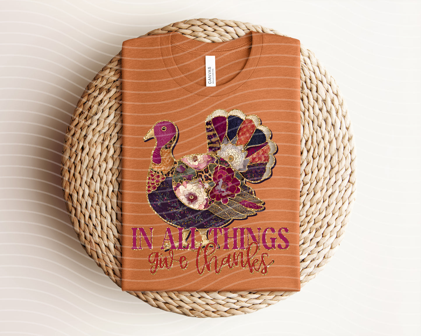 In All Things Give Thanks Graphic Tee