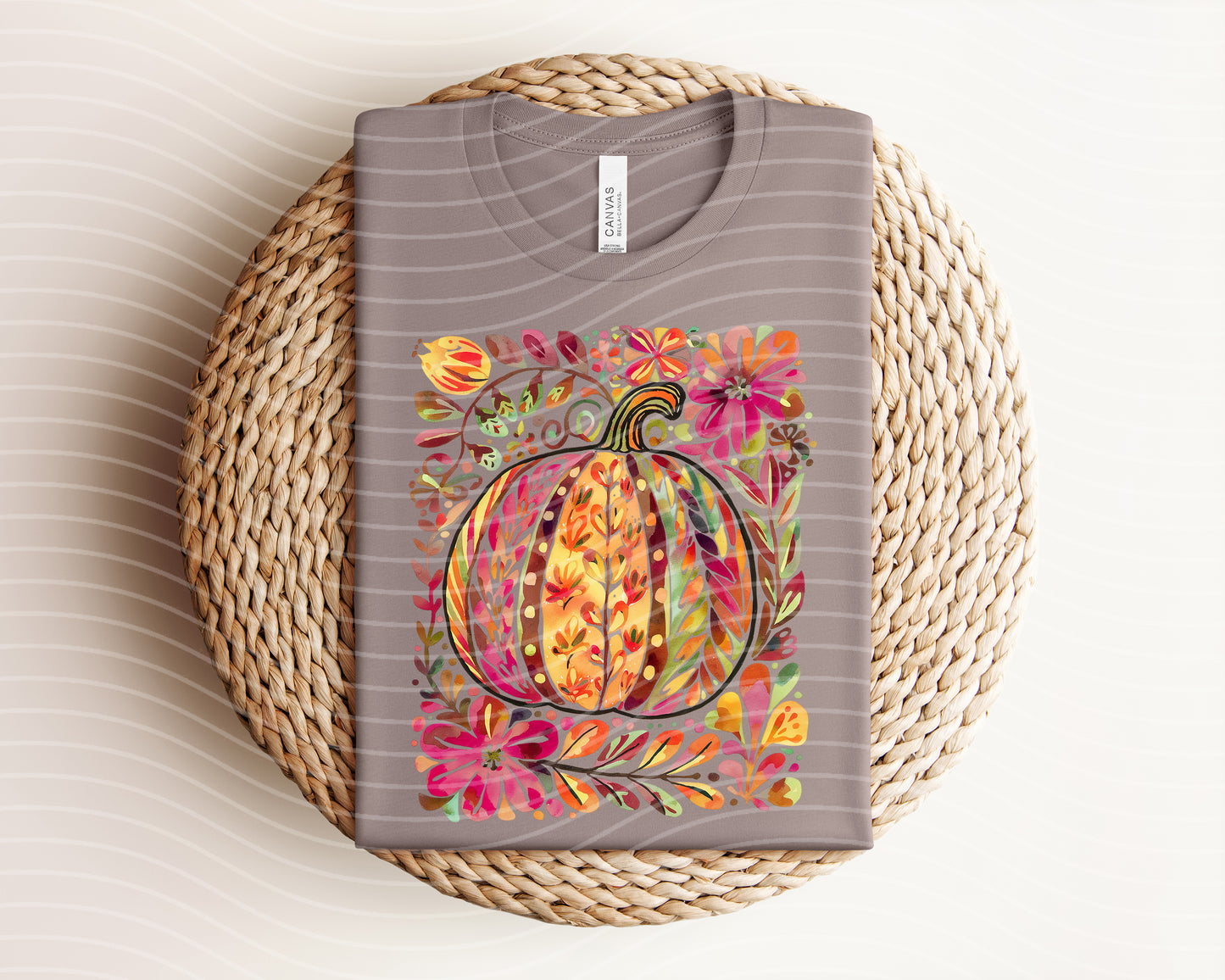 Floral Pumpkin Graphic Tee