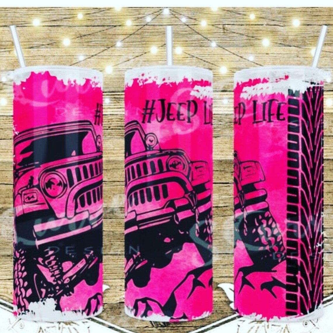 Jeep Life 20 Oz Skinny Tumbler