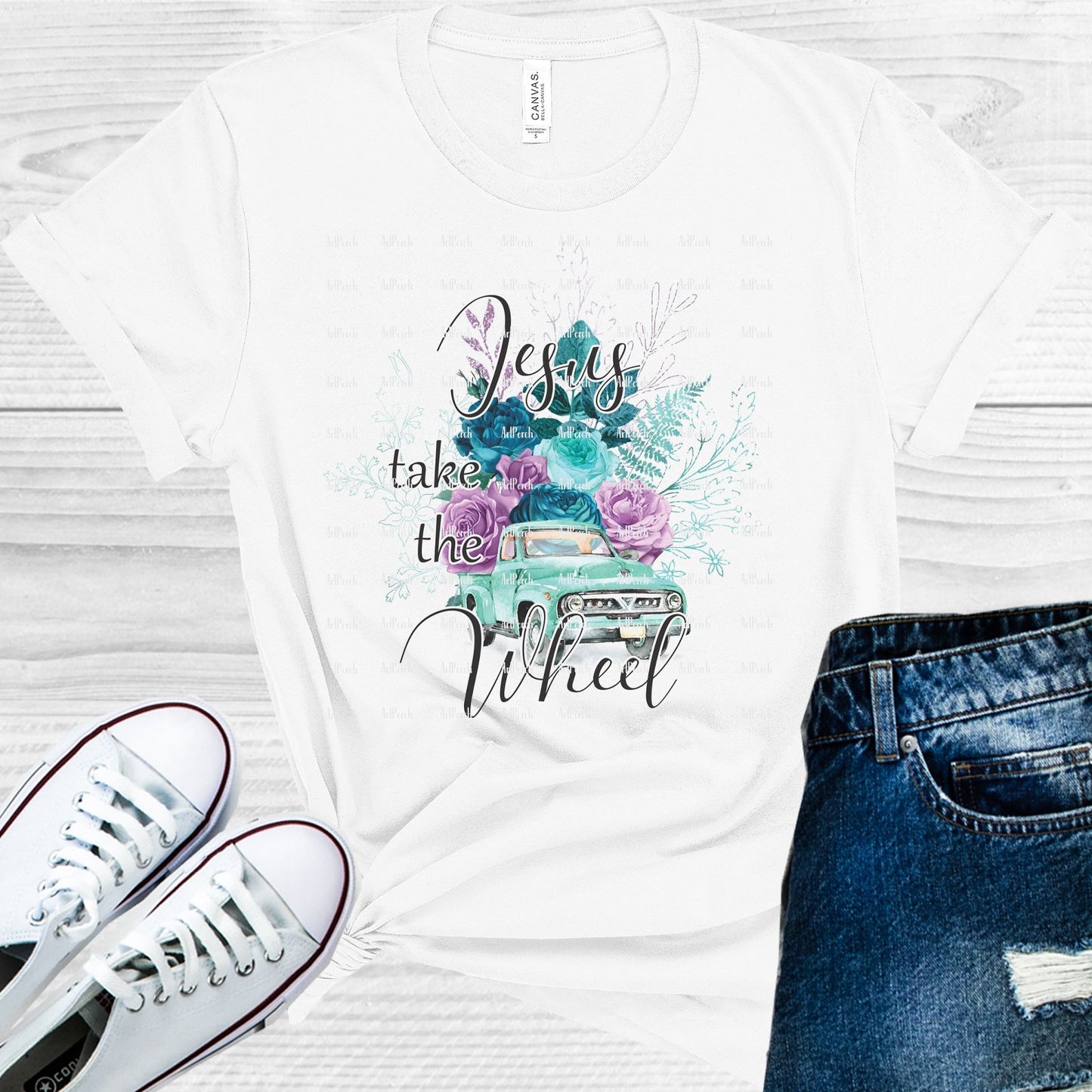 Jesus Take The Wheel Graphic Tee Graphic Tee