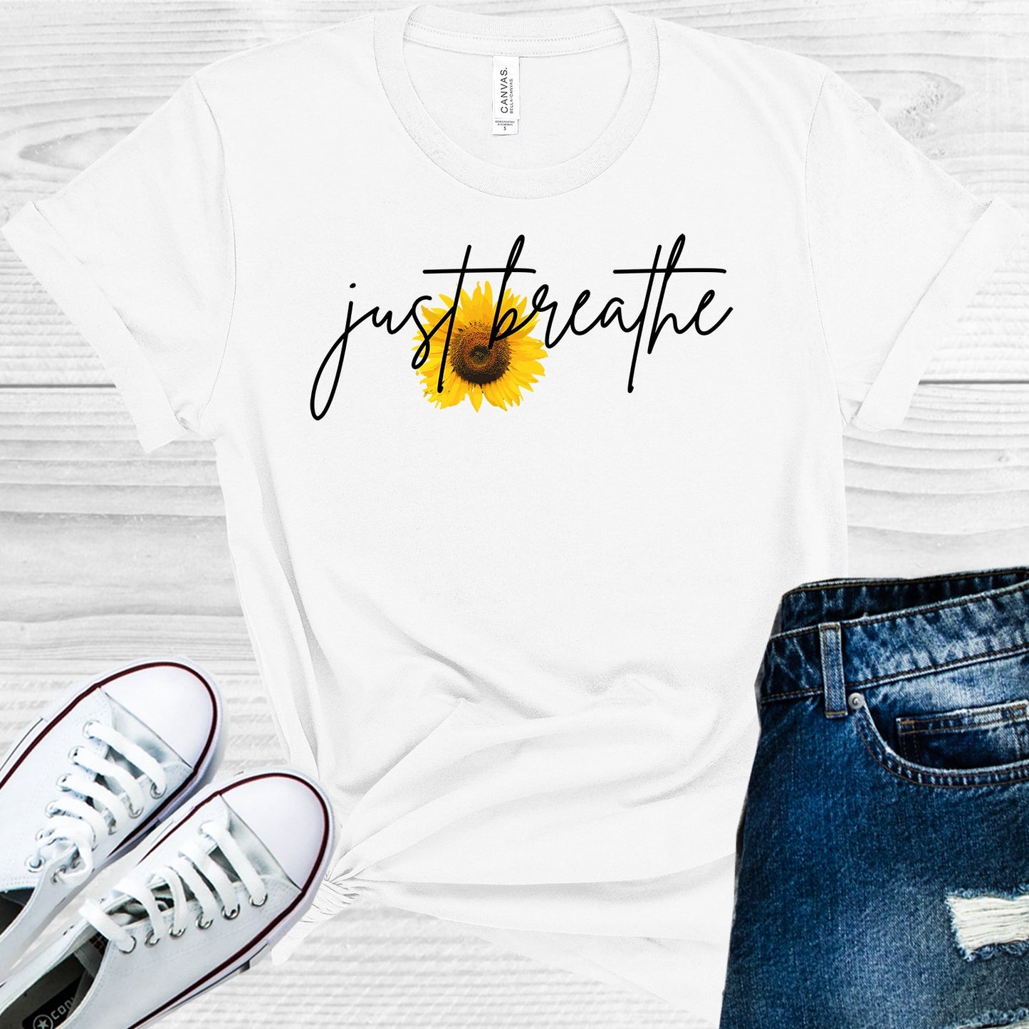 Just Breathe Graphic Tee Graphic Tee