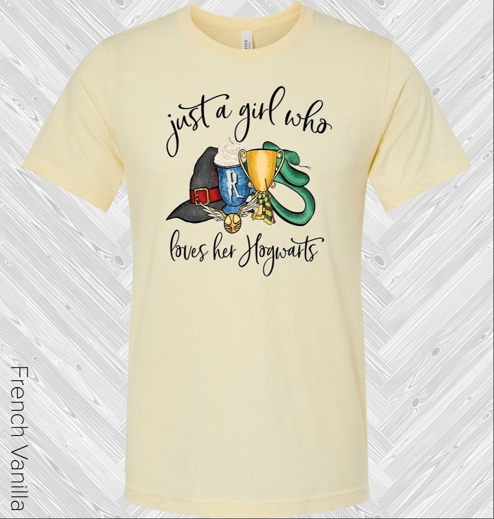 Harry Potter: Just A Girl Who Loves Her Hogwarts Graphic Tee Graphic Tee