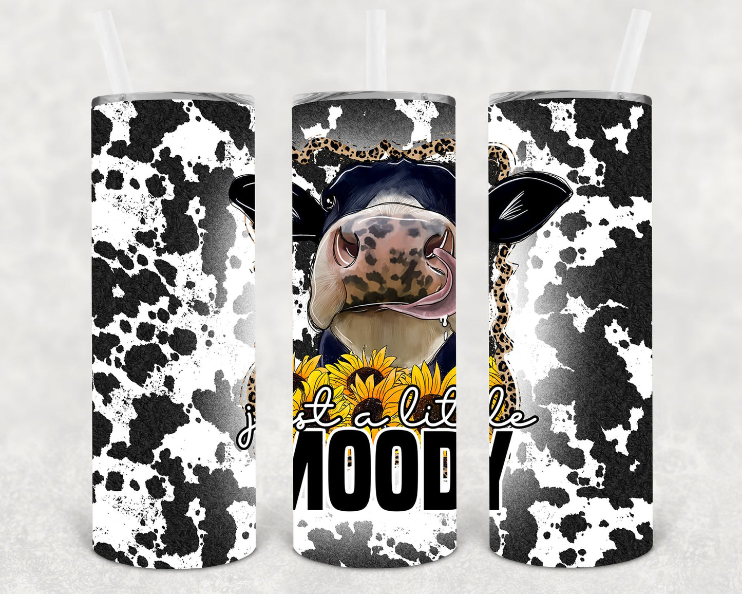 Just A Little Moody 20 Oz Skinny Tumbler