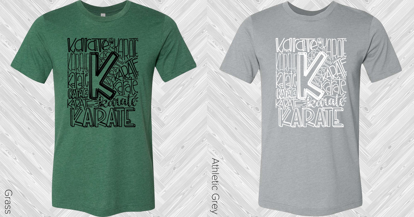 Karate Subway Art Graphic Tee Graphic Tee