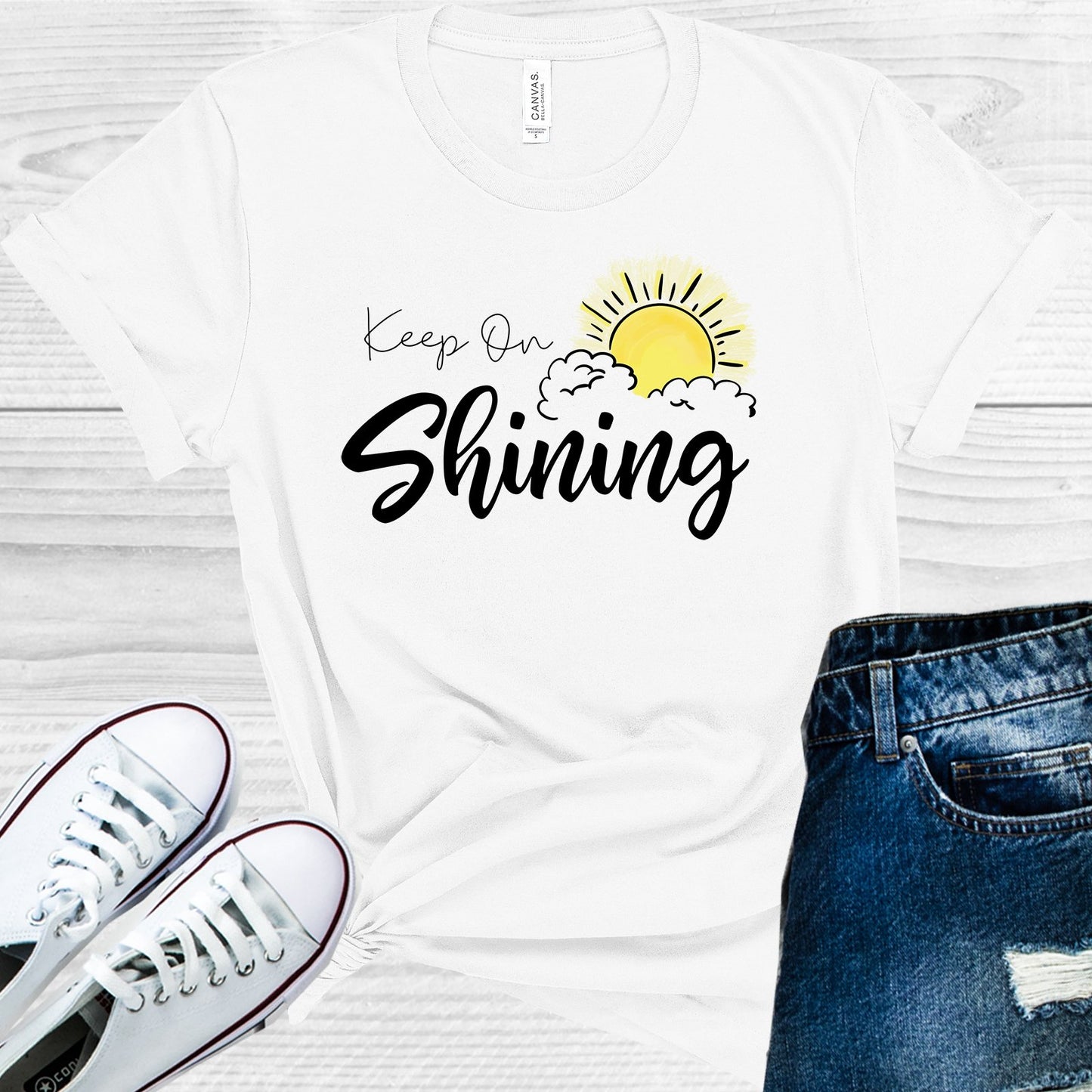 Keep On Shining Graphic Tee Graphic Tee