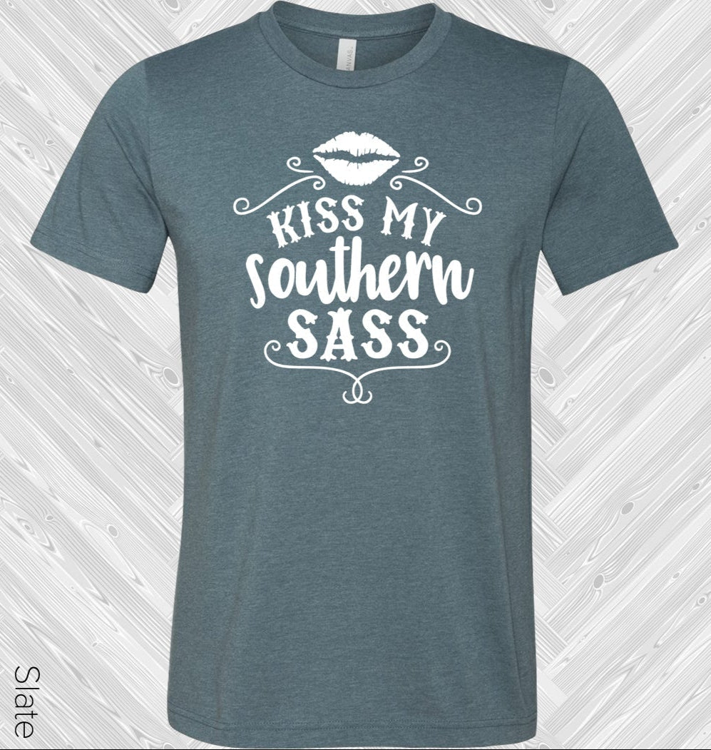 Kiss My Southern Sass Graphic Tee Graphic Tee