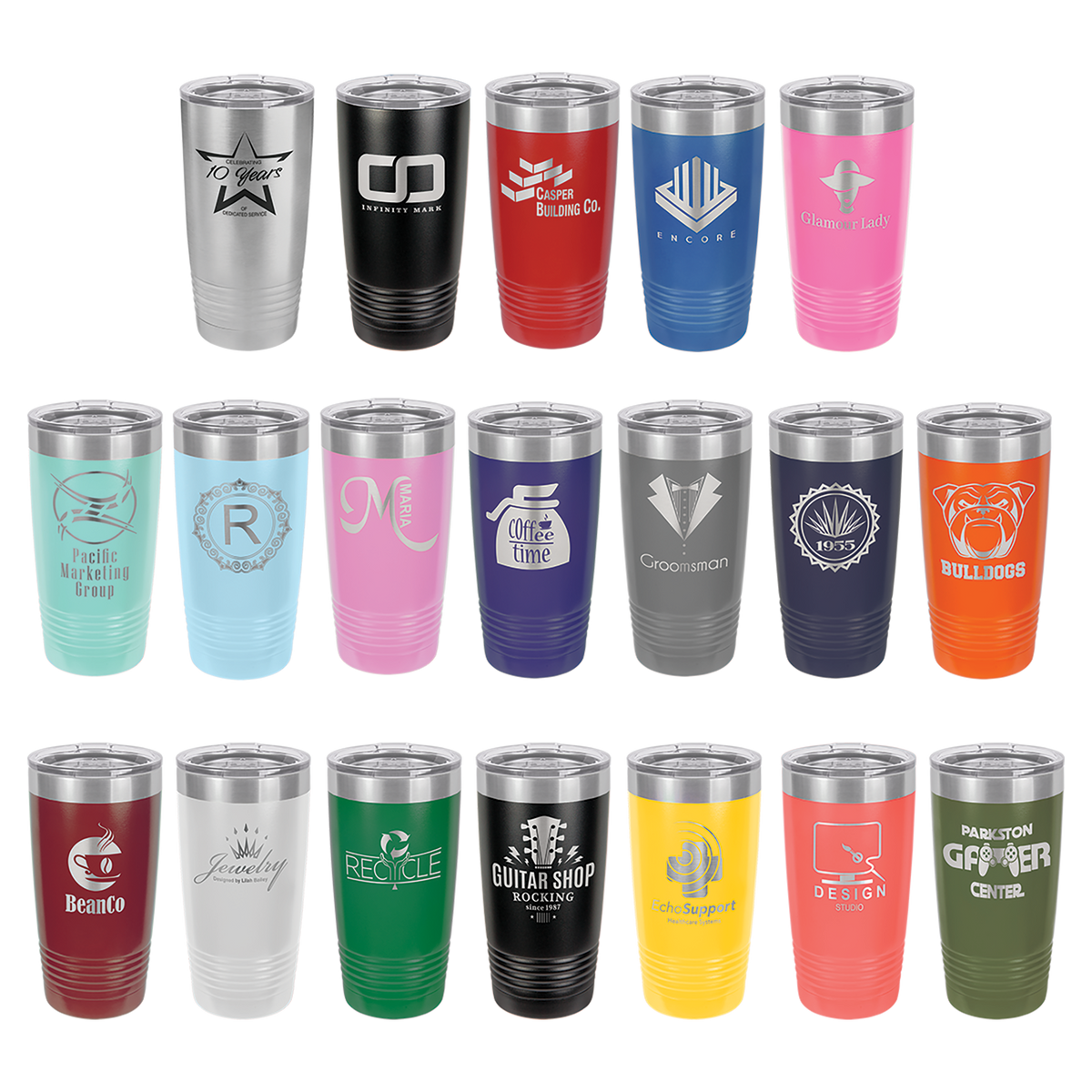 Custom 20 Oz Polar Camel Tumbler