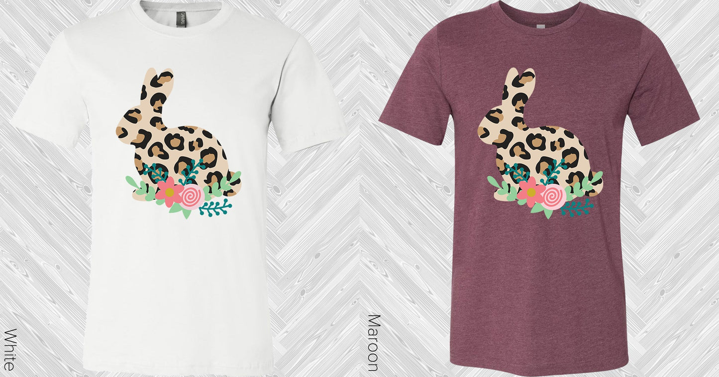 Leopard Bunny Graphic Tee Graphic Tee