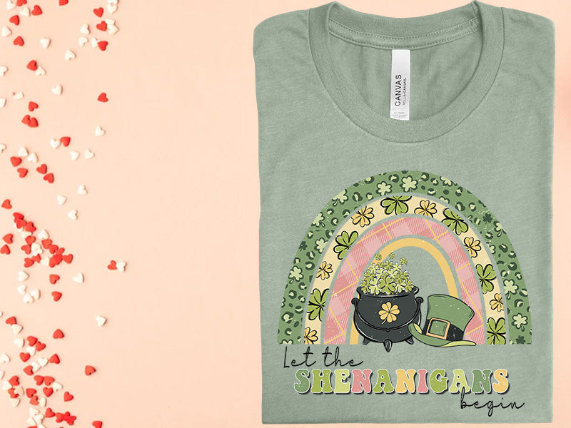 Let The Shenanigans Begin Graphic Tee Graphic Tee