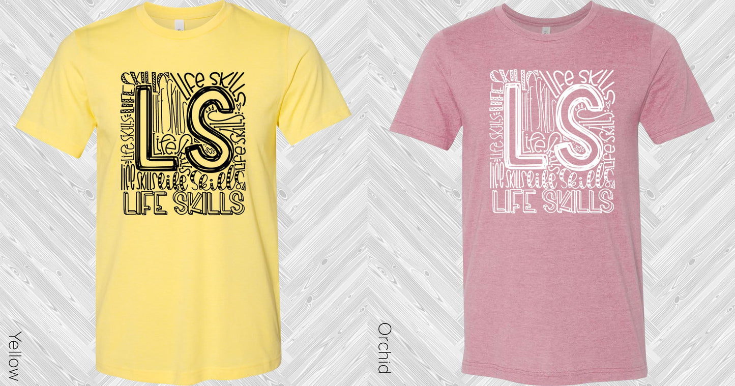 Life Skills Subway Art Graphic Tee Graphic Tee