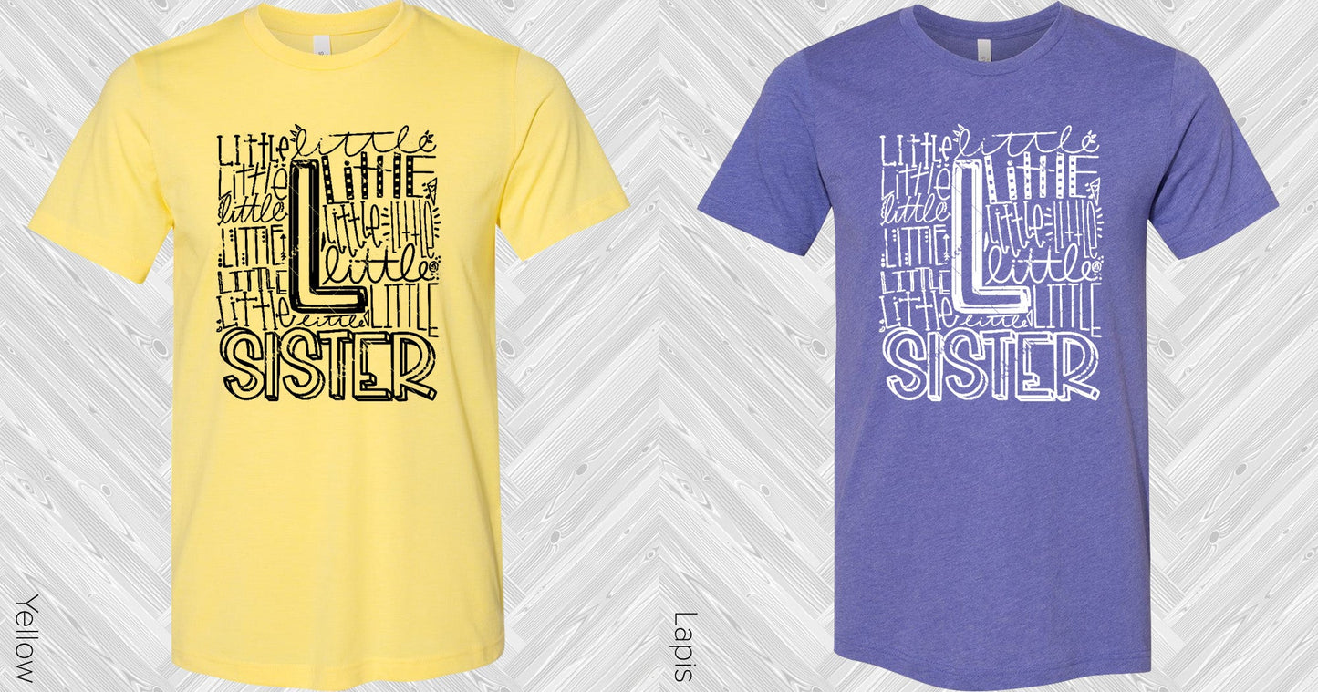 Little Sister Subway Art Graphic Tee Graphic Tee