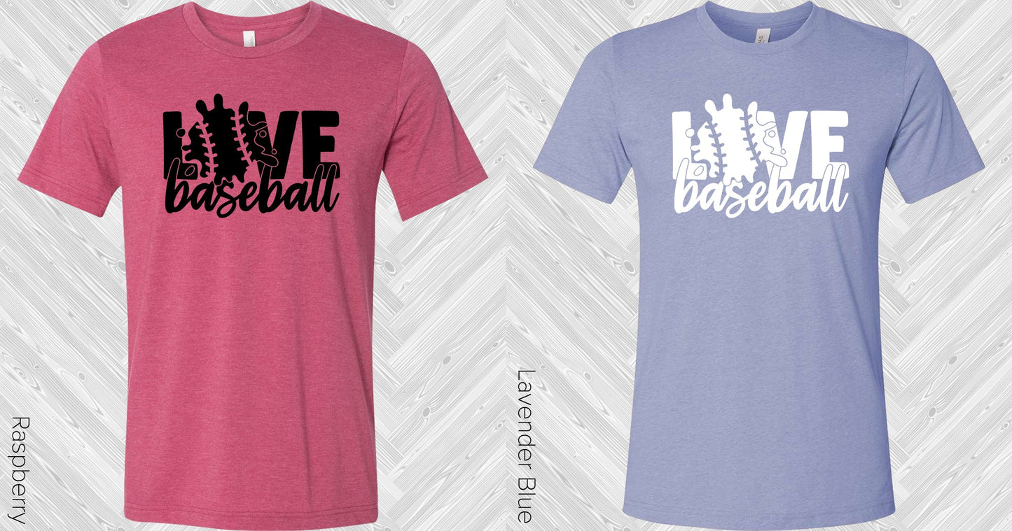 Love Baseball Graphic Tee Graphic Tee