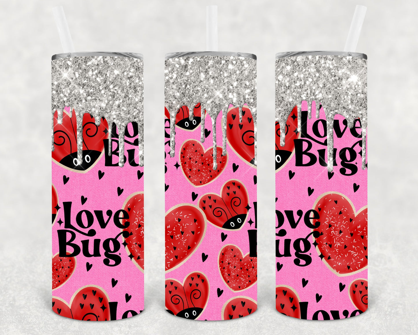 Love Bug 20 Oz Skinny Tumbler