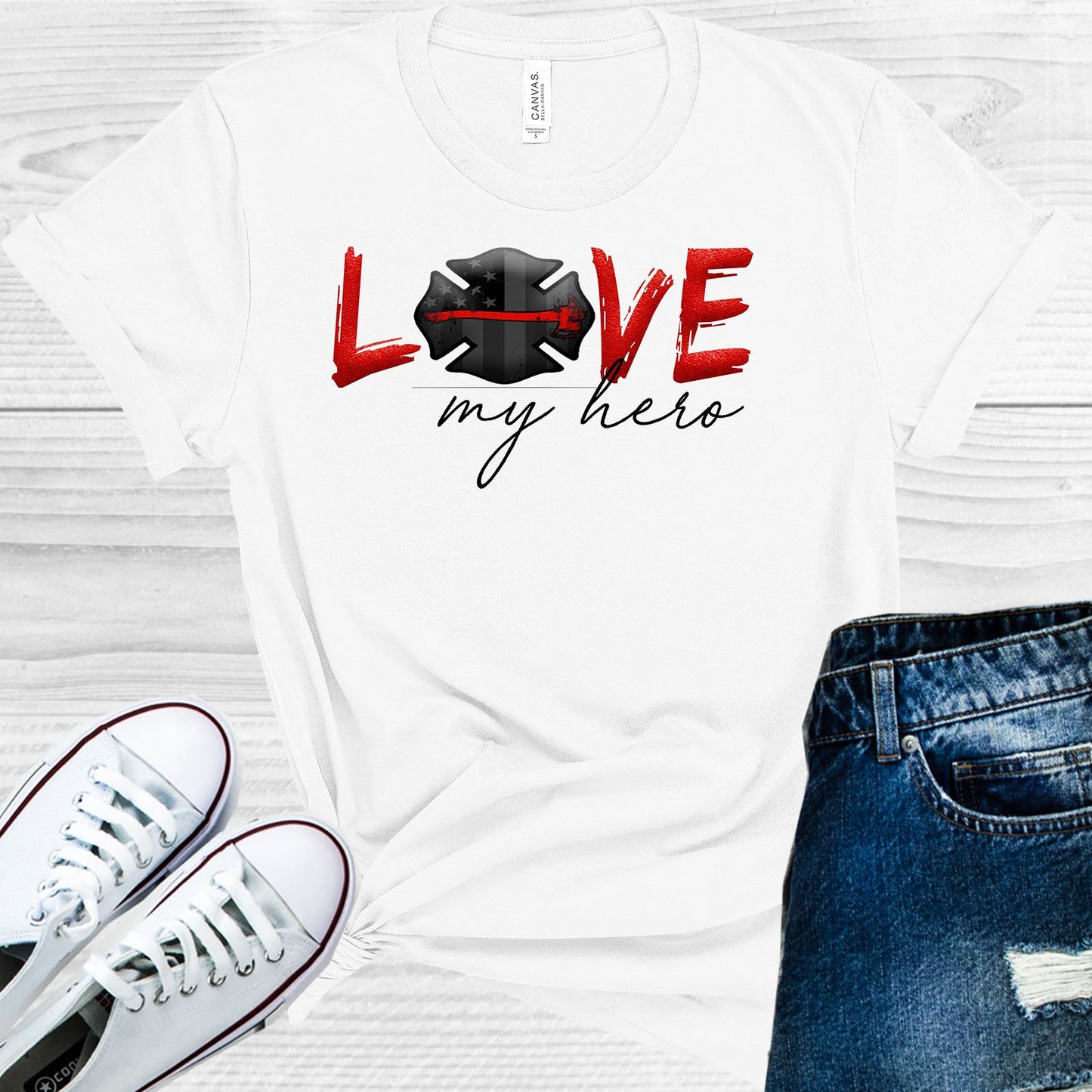 Love My Hero Graphic Tee Graphic Tee