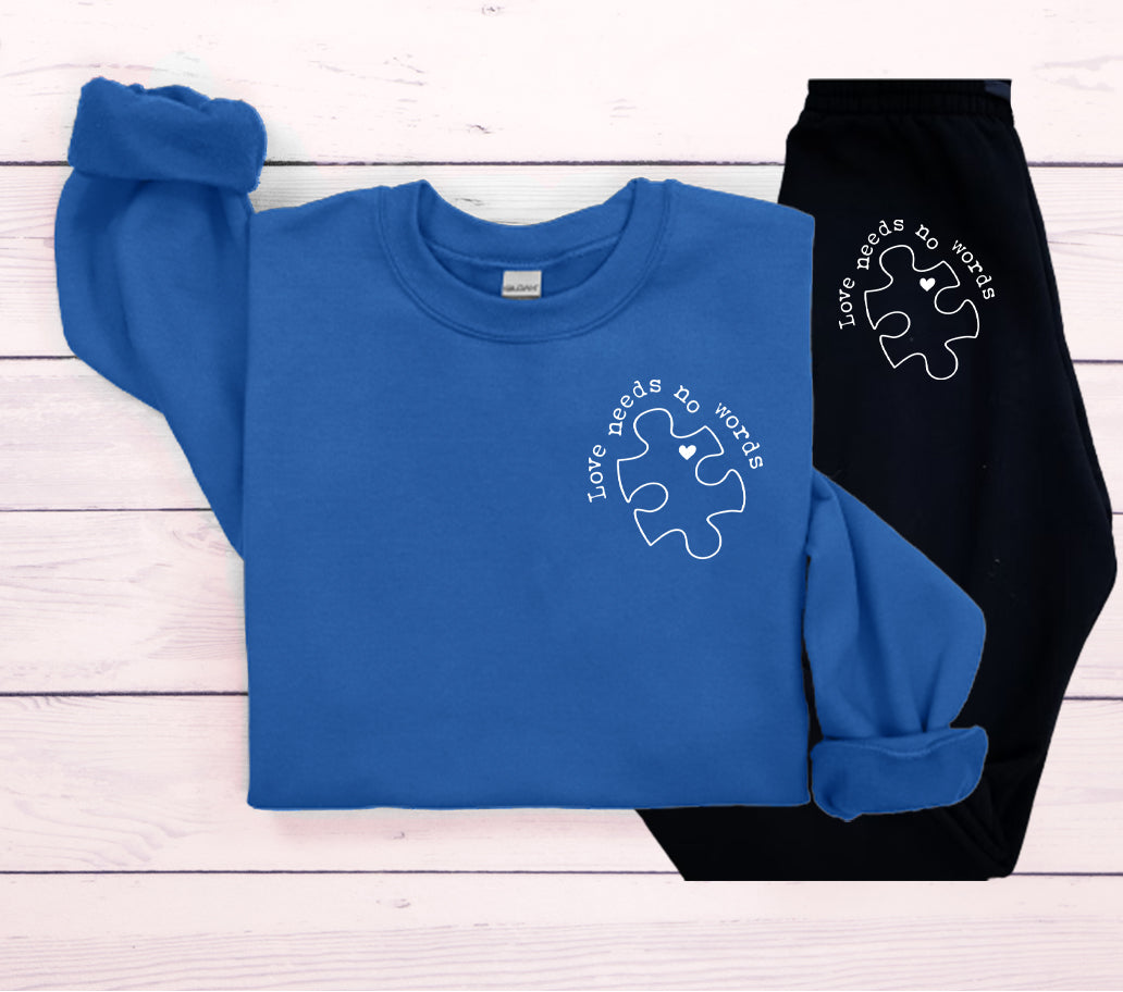 Love Needs No Words Graphic Tee Graphic Tee