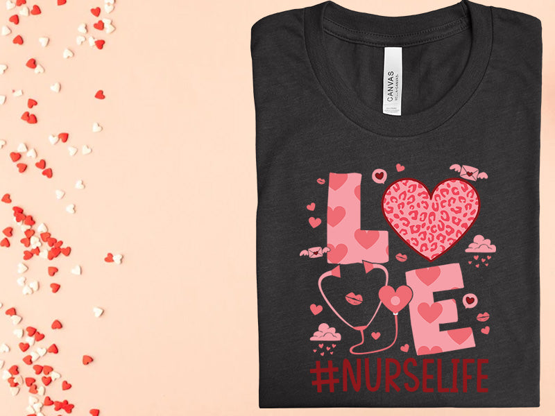 Love Nurse Life Graphic Tee Graphic Tee