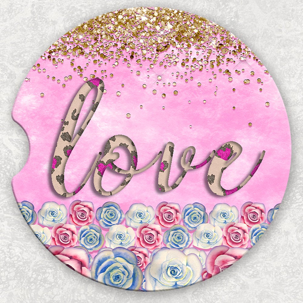 Car Coaster Set - Love