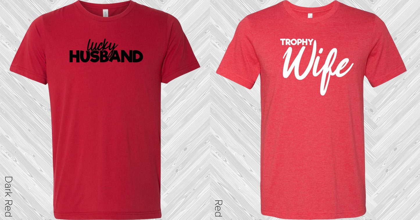 Lucky Husband Wedding Set Graphic Tee Graphic Tee