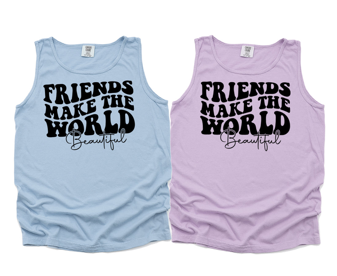 Friends Make the World Beautiful Graphic Tee